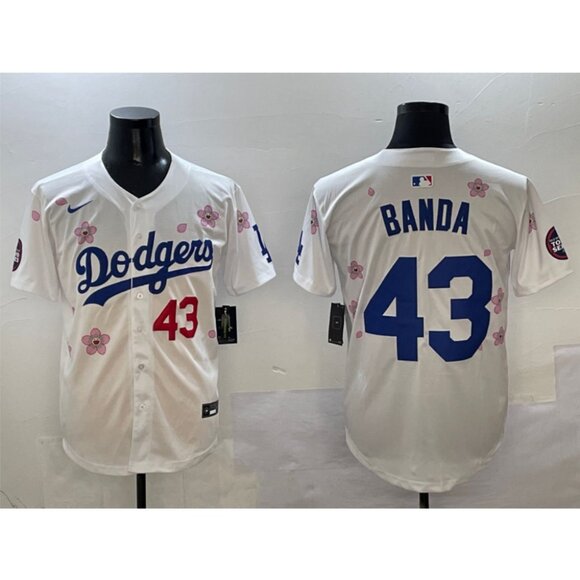Mens Youths Kids Womens Anthony Banda Takashi Murakami Tokyo Jersey White Stitch